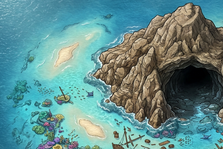 Castle of the Mad King and The Mouth of the Sea adventures